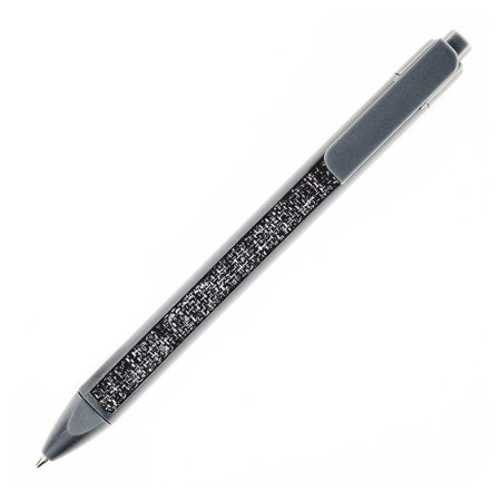 Ручка пластикова кулькова Bergamo Textile Pen (графіт)