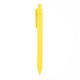 Ручка пластикова кулькова Bergamo Textile Pen (жовтий)
