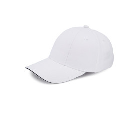 Кепка coFEE Turned sandwich (білий/чорний)