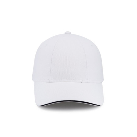 Кепка coFEE Turned sandwich (білий/чорний)