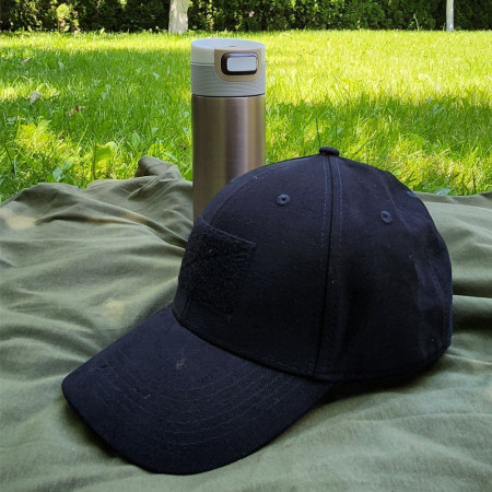 Кепка coFEE Heavy з липучкою велкро (чорний)