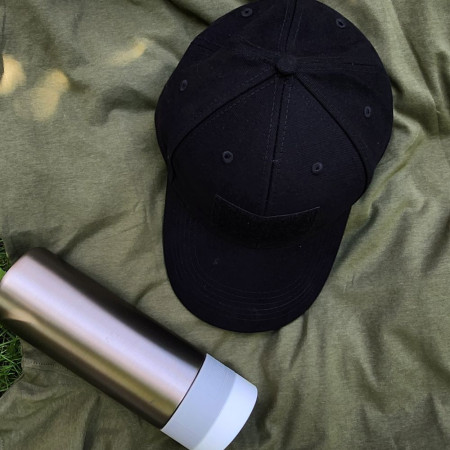 Кепка coFEE Heavy з липучкою велкро (чорний)