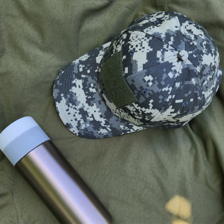 Кепка coFEE Heavy з липучкою велкро (піксель синій) Кепка coFEE Heavy з липучкою велкро (піксель синій)