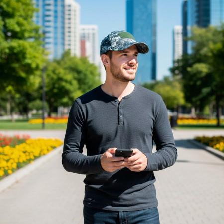 Кепка coFEE Heavy з липучкою велкро (піксель синій) Кепка coFEE Heavy з липучкою велкро (піксель синій)