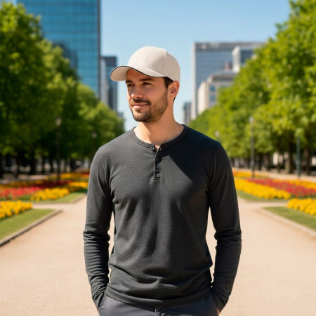 Кепка coFEE Classic sandwich (кремовий/темно-синій)