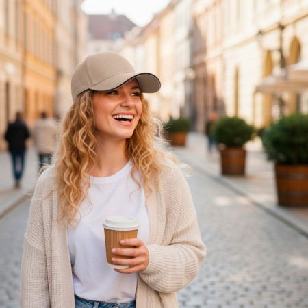 Кепка coFEE Classic sandwich (хакі/чорний)