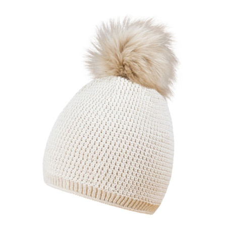 Шапка coFEE Smart fur (кремовий)