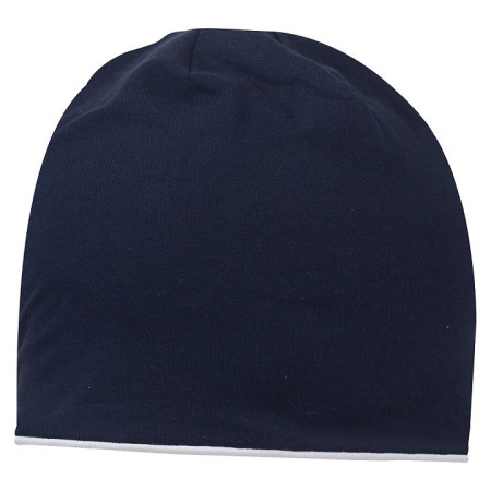 Шапка coFEE Contrasting jersey (темно-синій/білий)