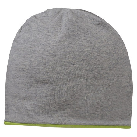Шапка coFEE Contrasting jersey (лайм/попелястий сірий)