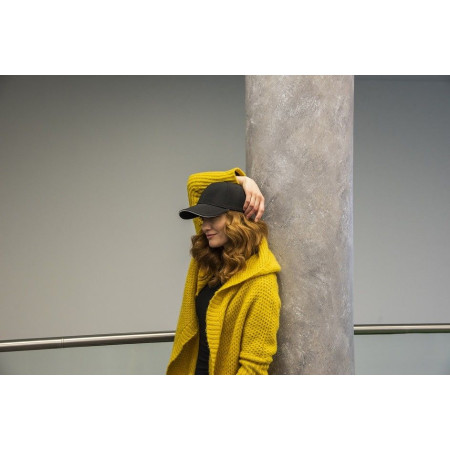 Кепка coFEE Ribbed (чорний/білий)