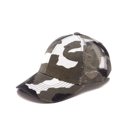 Кепка coFEE Army mesh (камуфляж чорний)