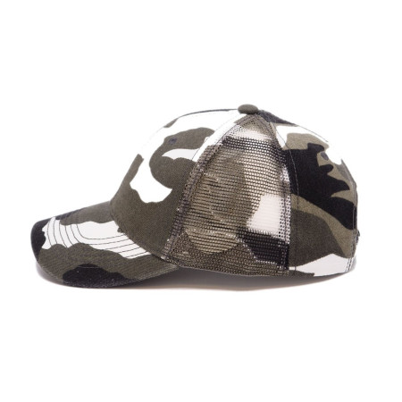 Кепка coFEE Army mesh (камуфляж чорний)