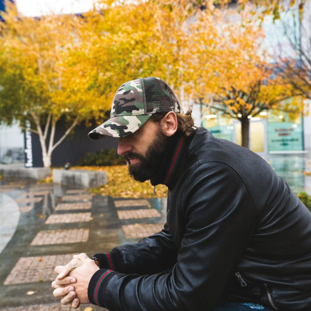 Кепка coFEE Army mesh (камуфляж зелений)