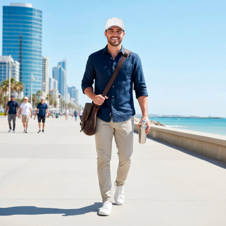 Кепка coFEE Trendy (білий/темно-синій)