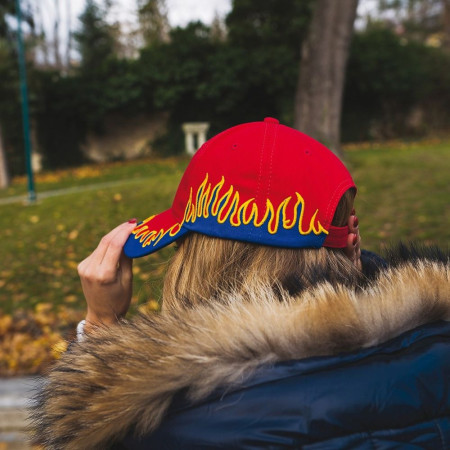 Кепка coFEE Flame (синій/жовтий/червоний)