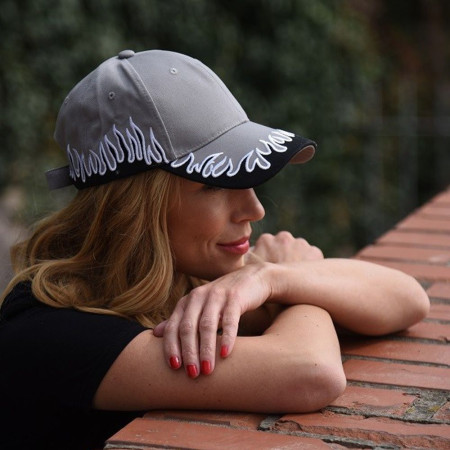 Кепка coFEE Flame (сірий/білий/чорний)