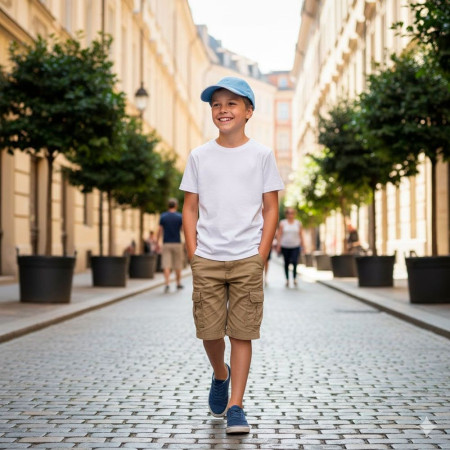 Кепка coFEE Child (блакитний/білий)