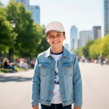 Кепка coFEE Child (бежевий/чорний)