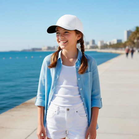 Кепка coFEE Child (білий/чорний)