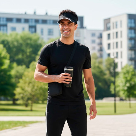 Козирок coFEE Visor (чорний/білий)