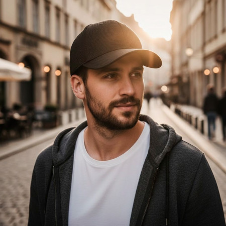 Кепка coFEE Cool feeling (чорний)