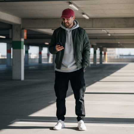 Кепка coFEE Vintage (бордовий)