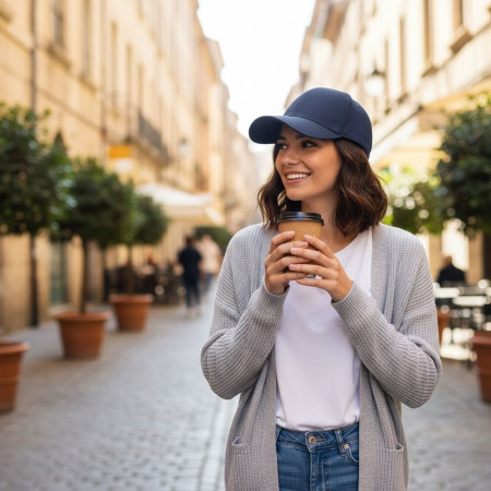 Кепка coFEE Smooth (темно-синій)