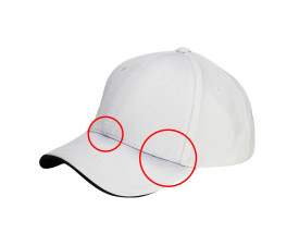 Кепка coFEE Ribbed (білий/чорний)