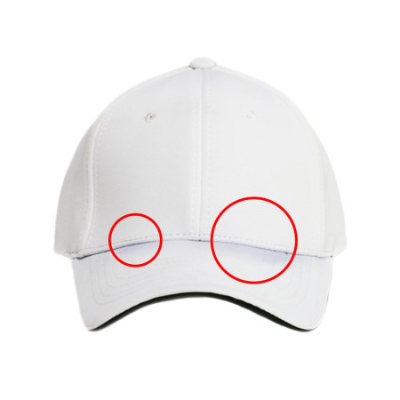 Кепка coFEE Ribbed (білий/чорний)