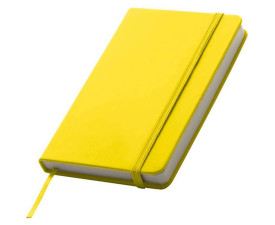 Блокнот без лініювання А6 Easy Gifts Lubeck, тверда обкладинка (жовтий)