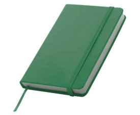 Блокнот без лініювання А6 Easy Gifts Lubeck, тверда обкладинка (зелений)