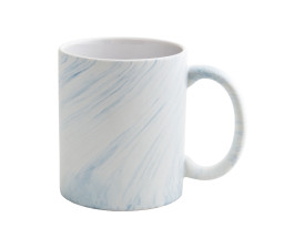 Горнятко керамічне AURORA під мармур 340 мл (блакитний)