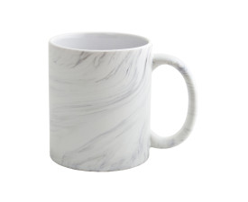 Горнятко керамічне AURORA під мармур 340 мл (сірий)