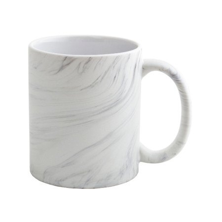 Горнятко керамічне AURORA під мармур 340 мл (блакитний)