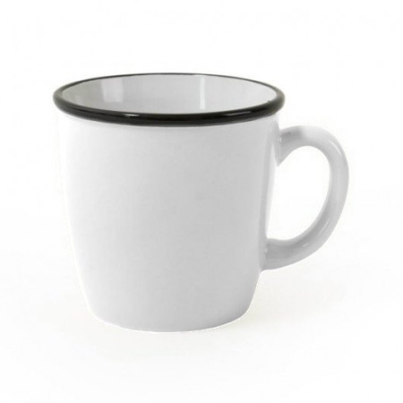 Керамічне горнятко REGINA 340 мл (червоно-білий)