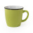Керамічне горнятко REGINA 340 мл (зелено-білий)