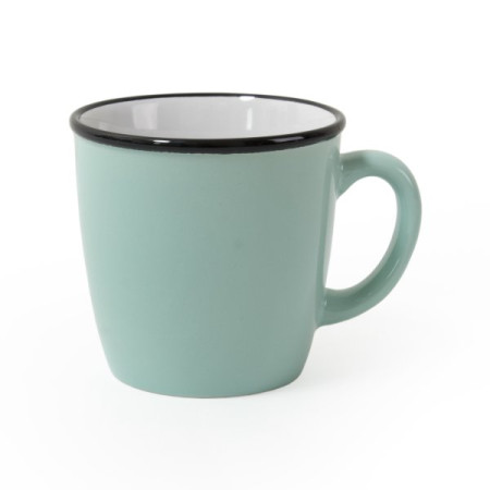 Керамічне горнятко REGINA 340 мл (червоно-білий)