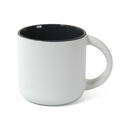 Керамічне горнятко матове SELENA 350 мл (біло-блакитний)