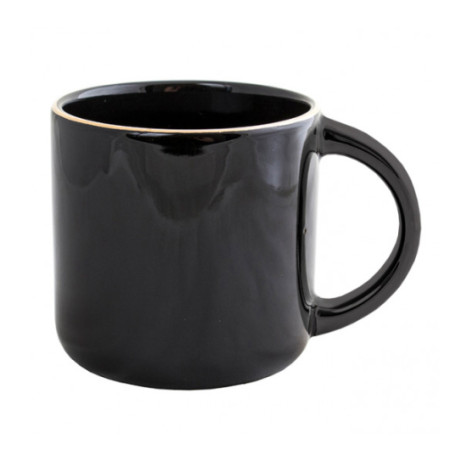 Керамічне горнятко OLYMPIA 350 мл (синій/золото)