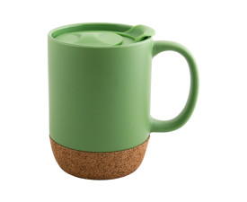 Керамічне горнятко KAROLINA, 400 мл (зелений) Керамічне горнятко KAROLINA, 400 мл (зелений)