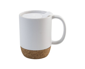 Керамічне горнятко KAROLINA, 400 мл (білий) Керамічне горнятко KAROLINA, 400 мл (білий)