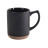 Керамічне горнятко SAHARA з чорним обідком, 320 мл (чорний)