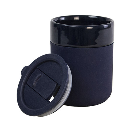 OMEGA, Керамічне горнятко 350 мл (чорний)