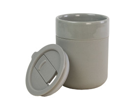 OMEGA, Керамічне горнятко 350 мл (сірий)