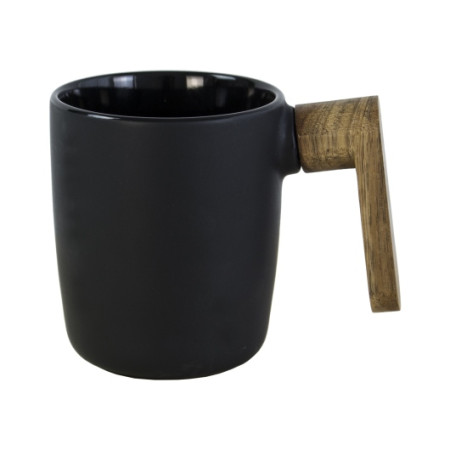 Керамічне горнятко AGERA 350 мл з ручкою (чорний)