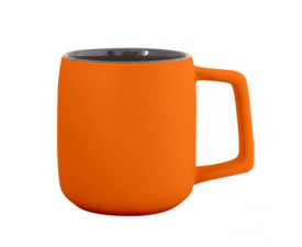 Горнятко керамічне матове AVA, 420 мл (помаранчевий)