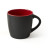 Керамічне горнятко матове ETNA 300 мл (чорно-червоний)