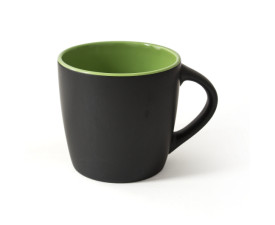 Керамічне горнятко матове ETNA 300 мл (чорно-зелений)