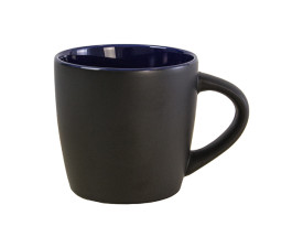 Керамічне горнятко матове ETNA 300 мл (чорно-синій)