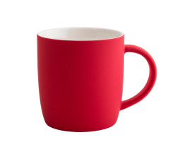 Порцелянове горнятко FIESTA 320 мл, софт тач (червоний)